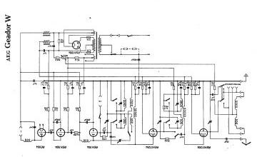 AEG Geador W schematic circuit diagram